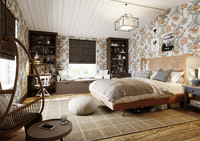 Maurice, Chocolate - Roman Blind - Image 7